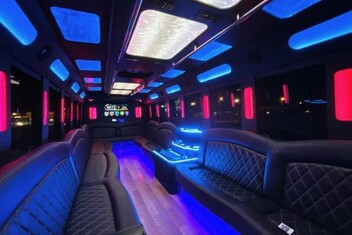 Brockton Limousine Bus Interior