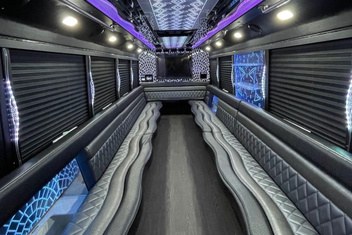 Brockton Party Bus Interior