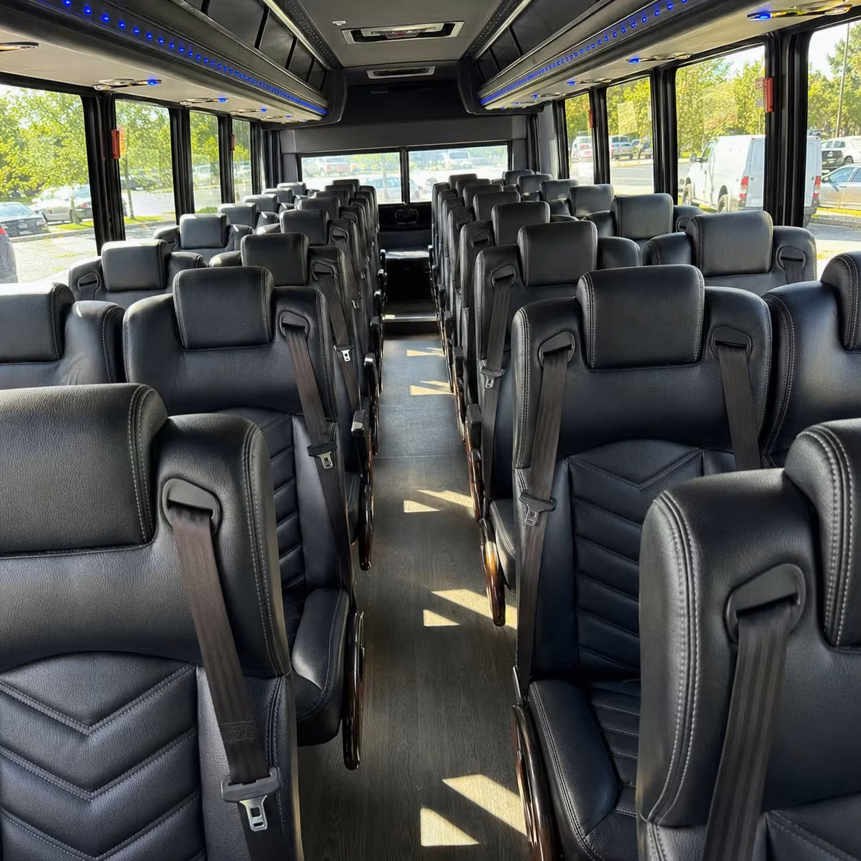 30 passenger minibus inside