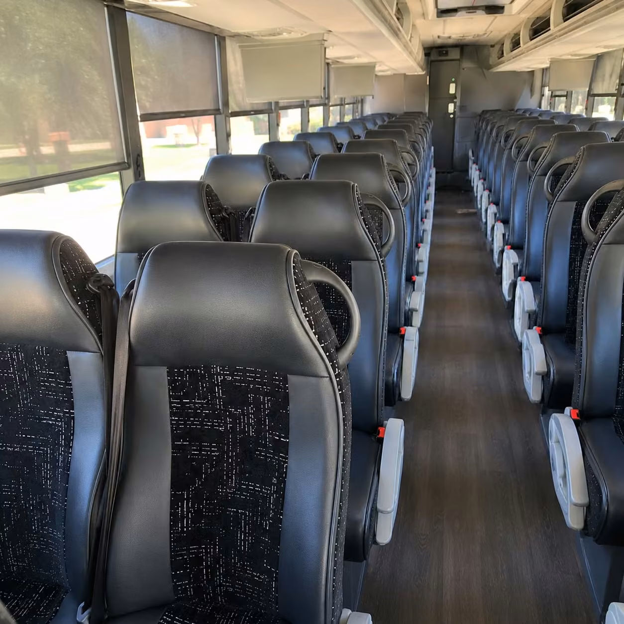 brockton charter bus interior